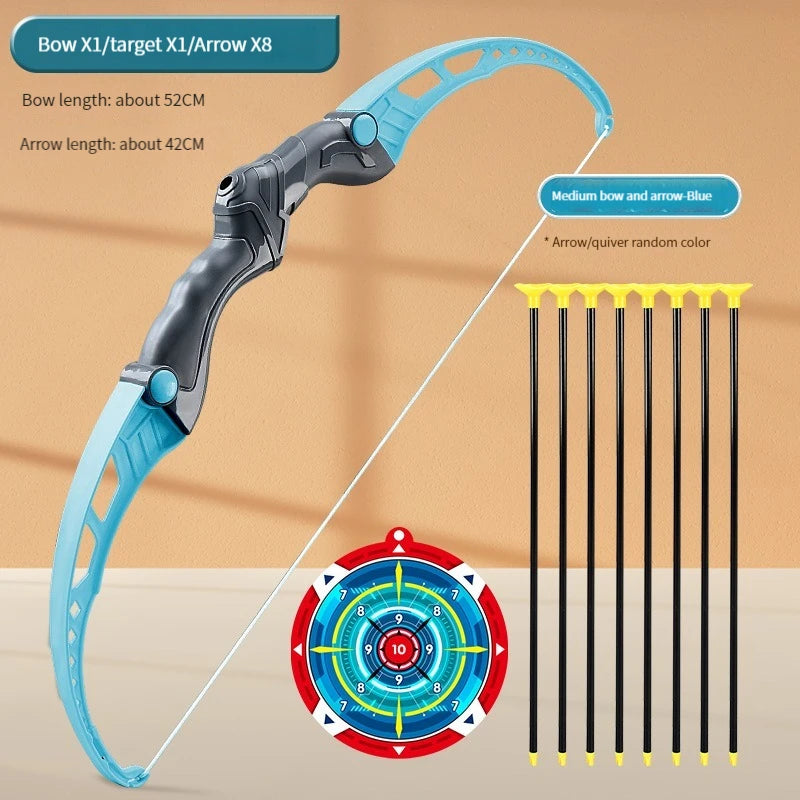 Kid's Recurve Bow and Arrow Set - Outdoor Archery Toy with Target for Boys and Girls - Perfect Gift for Young Adventurers