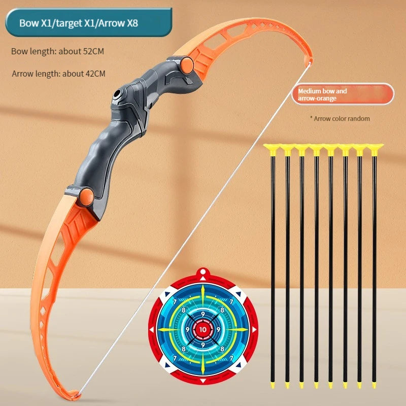 Kid's Recurve Bow and Arrow Set - Outdoor Archery Toy with Target for Boys and Girls - Perfect Gift for Young Adventurers
