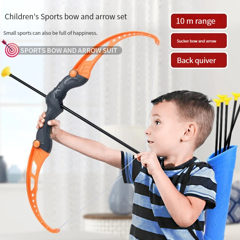 Kid's Recurve Bow and Arrow Set - Outdoor Archery Toy with Target for Boys and Girls - Perfect Gift for Young Adventurers